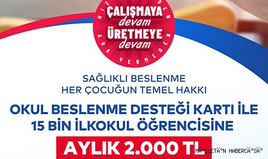 15 Bin Öğrenciye Aylık 2000 TL Beslenme Desteği ! İBB’den Öğrencilere Büyük Destek