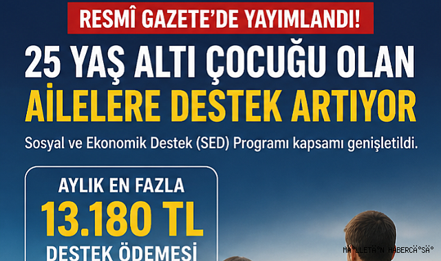 25 Yaş Altı Gençlere ve Ailelere Yeni Devlet Desteği